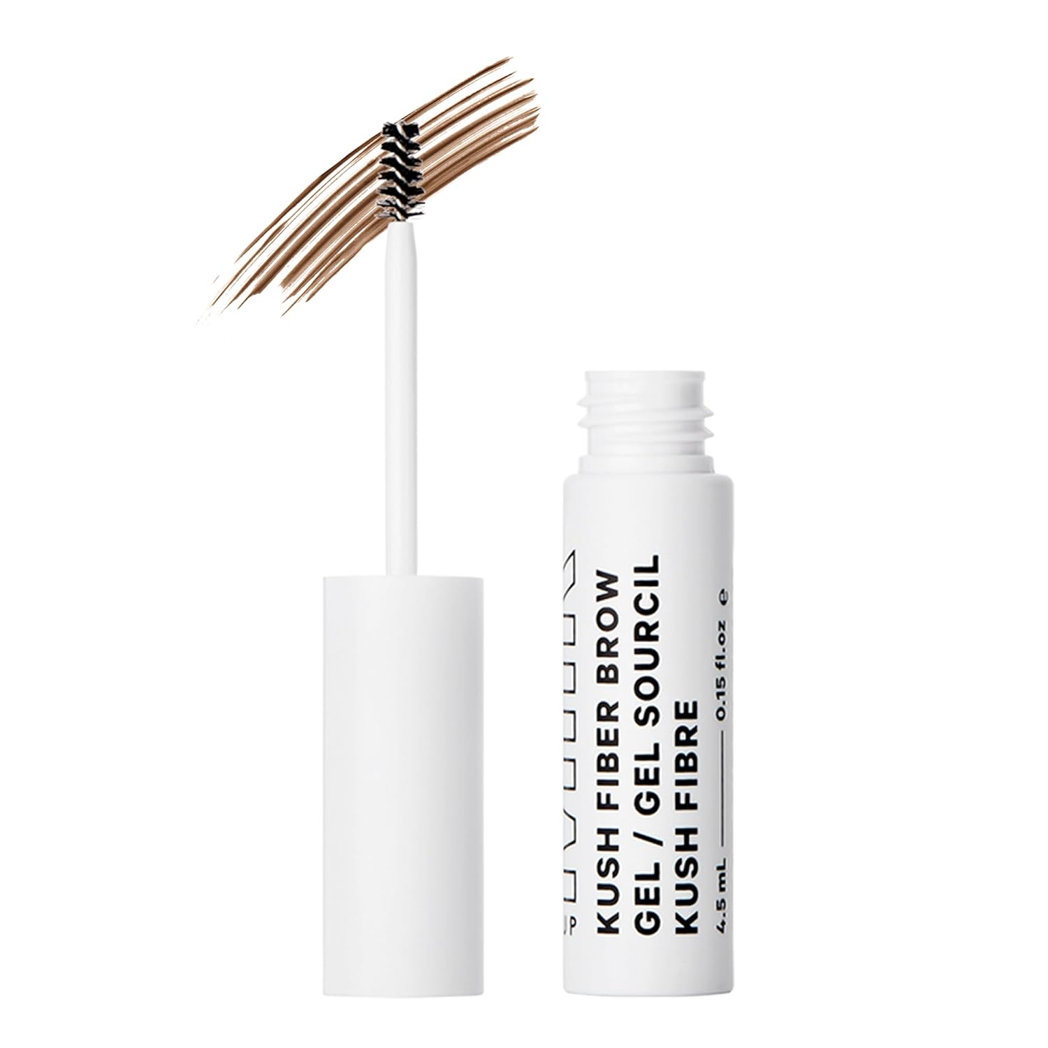 Milk Makeup KUSH Fiber Brow Gel | Gel Tintado con Fibras para Cejas Más Llenas y Naturales | Acondicionador, Vegano y Cruelty-Free